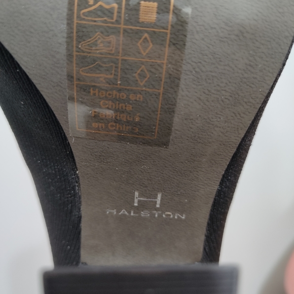 NWT Halston Size 10 Floral Applique Pointed Toe Sock Boots - Picture 7 of 7